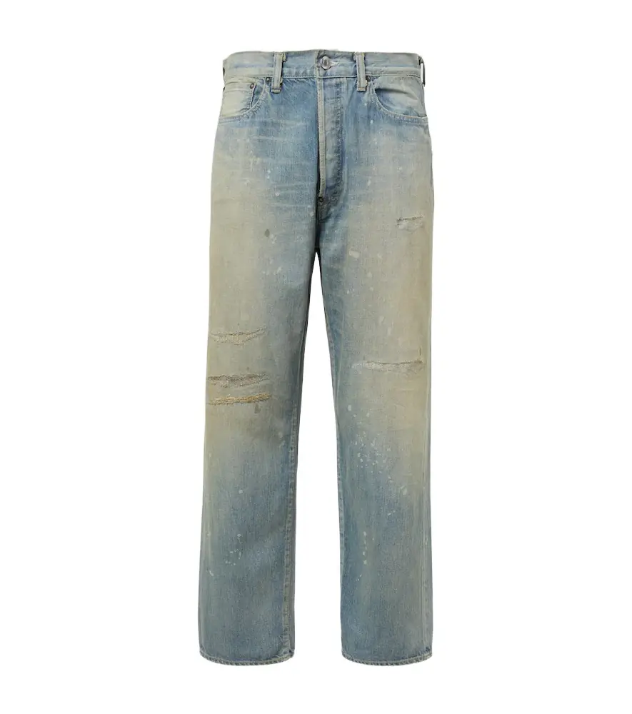 A.Presse A. Presse No. 37 distressed straight jeans