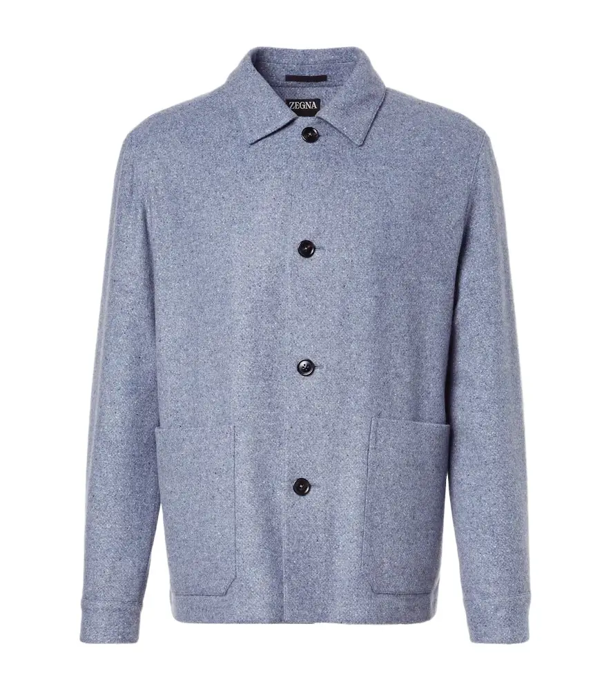Zegna Cashmere and silk overshirt