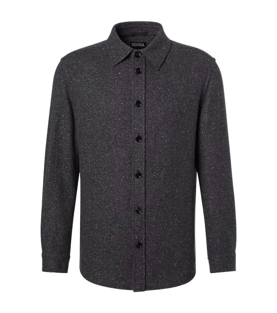 Zegna Cashmere and silk overshirt