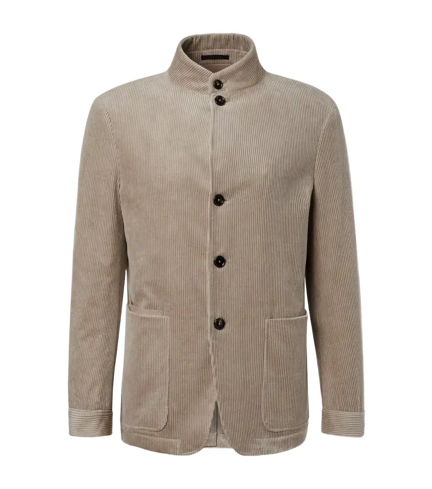 Zegna Conte cotton and cashmere corduroy jacket