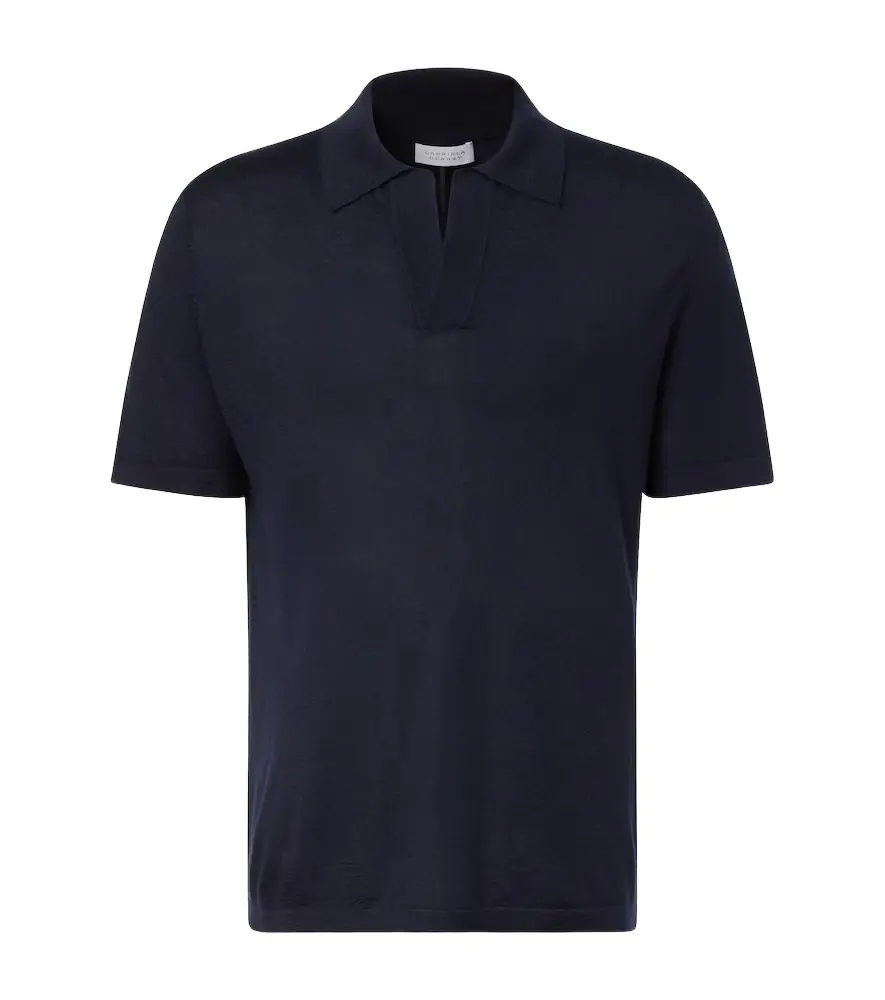Gabriela Hearst Cashmere and silk polo sweater