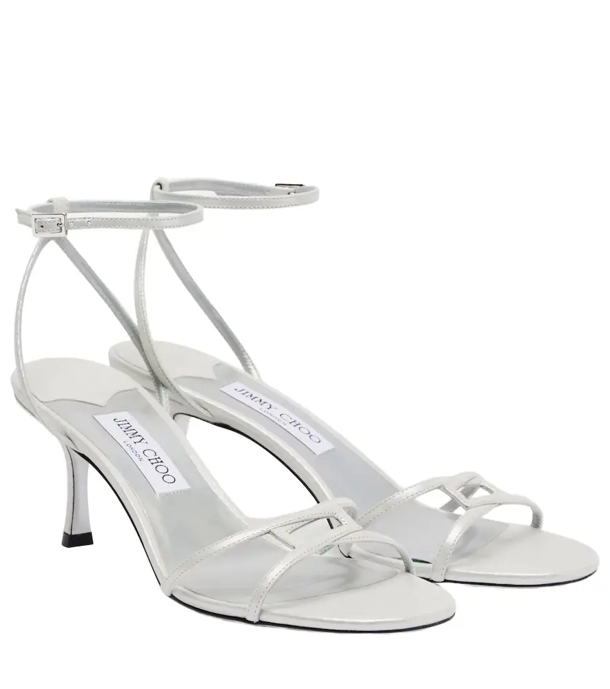 Jimmy Choo Leo 65 leather sandals - Women's Shoes