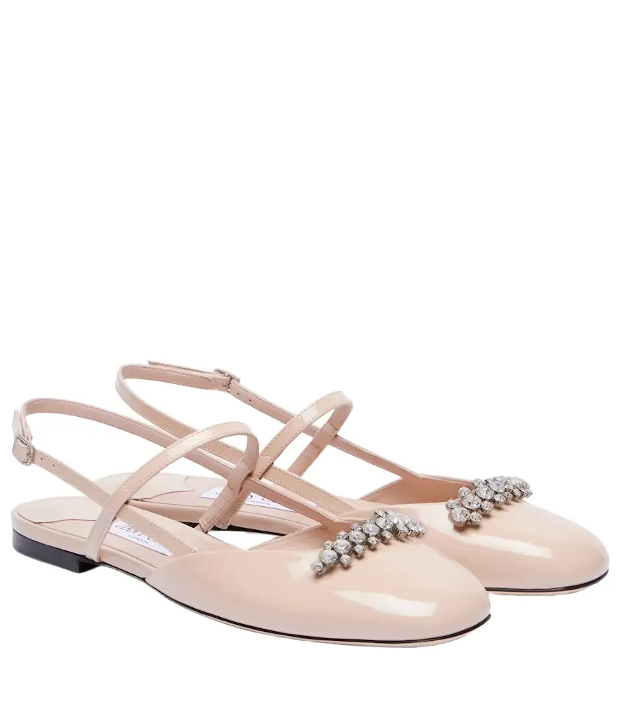 Jimmy Choo Belinda patent leather flats - Women's Shoes