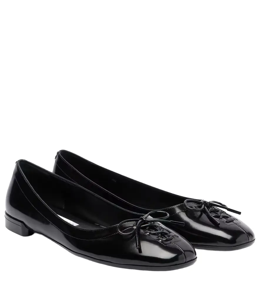 Jimmy Choo Scarlett leather ballet flats - Women's Shoes