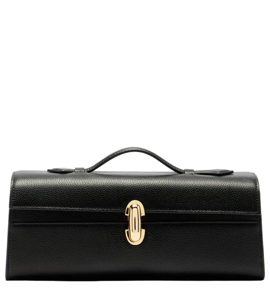 Savette Slim Symmetry leather tote bag