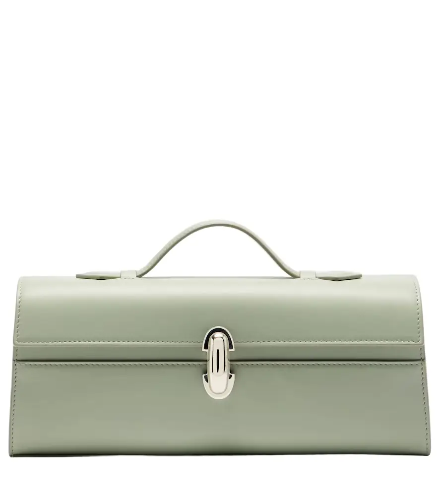 Savette Slim Symmetry leather tote bag