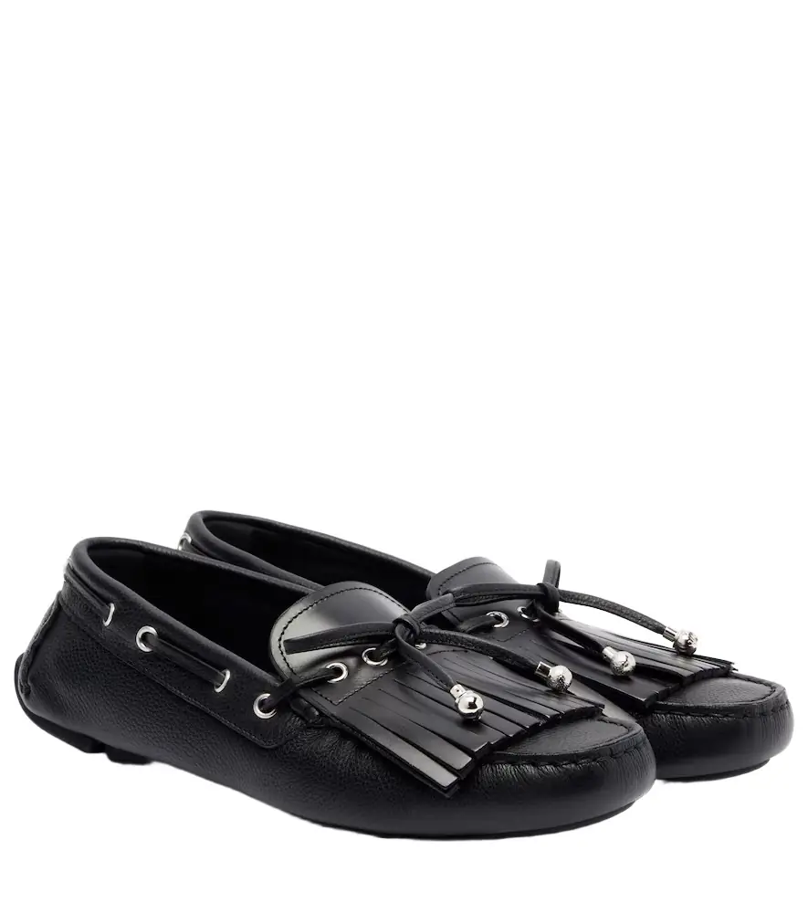 Jimmy Choo Manon leather moccasins - Women's Shoes
