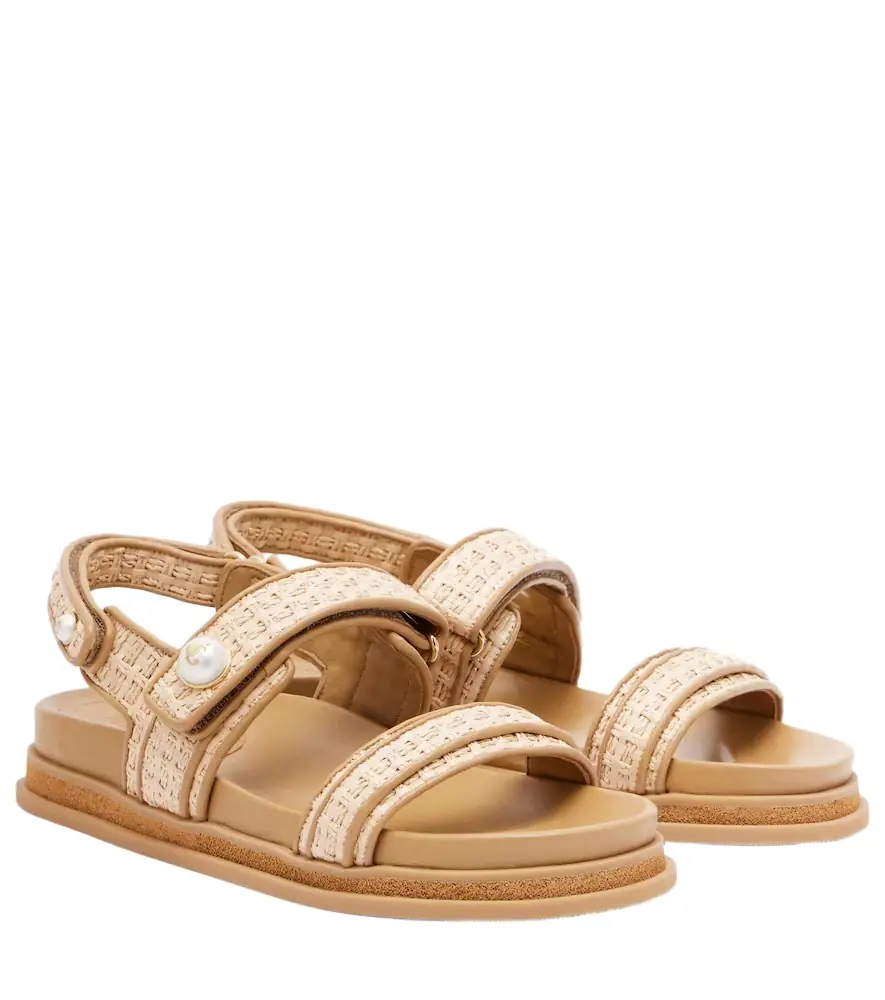 Jimmy Choo Fayence leather sandals - Women's Shoes