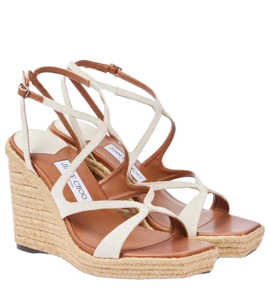 Jimmy Choo Ayla 110 espadrille wedges - Women's Shoes