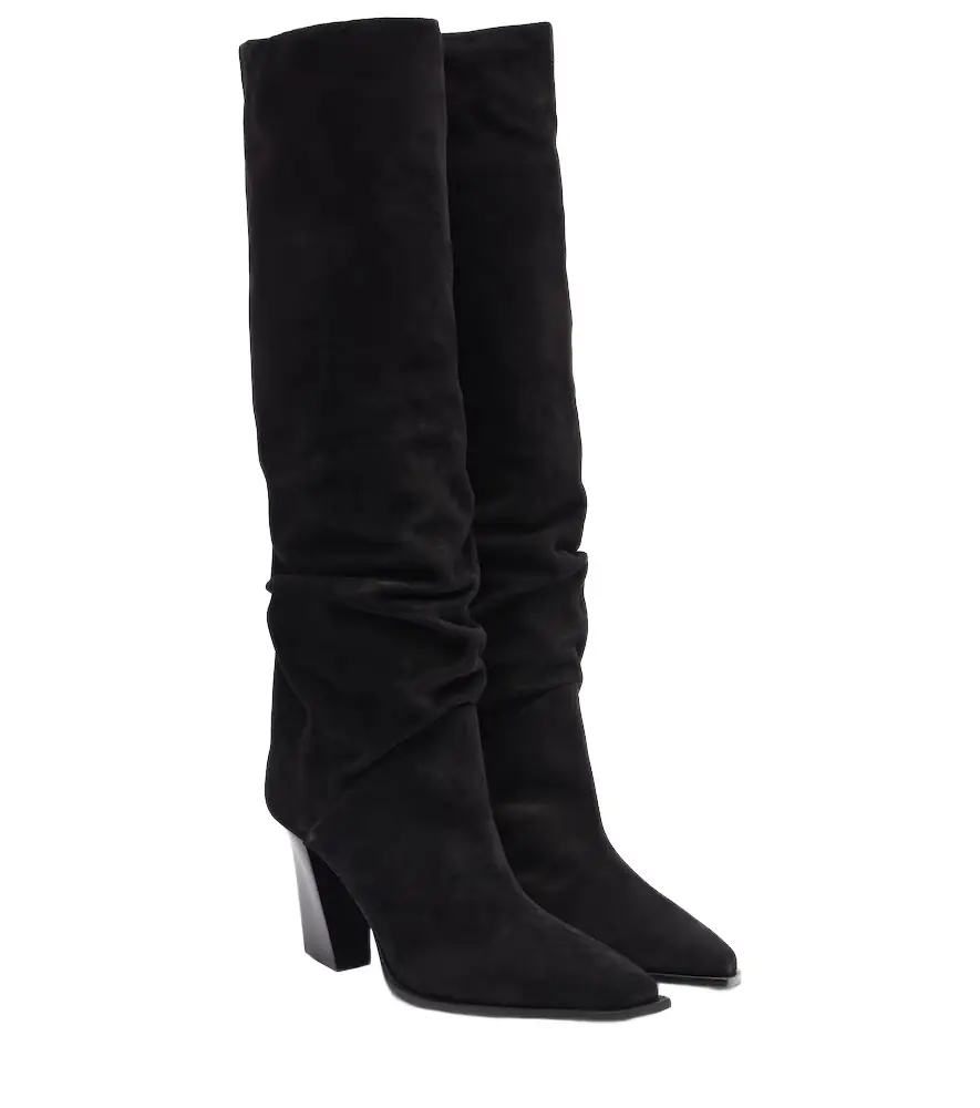 Jimmy Choo Hart 85 suede knee-high boots - Women's Shoes