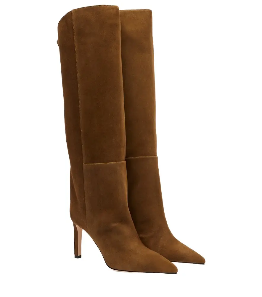 Jimmy Choo Alizze 85 suede knee-high boots - Women's Shoes