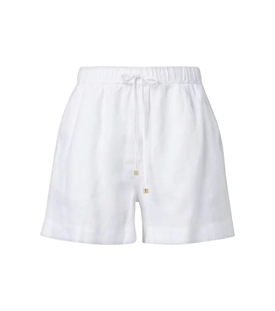 Heidi Klein White Bay linen shorts