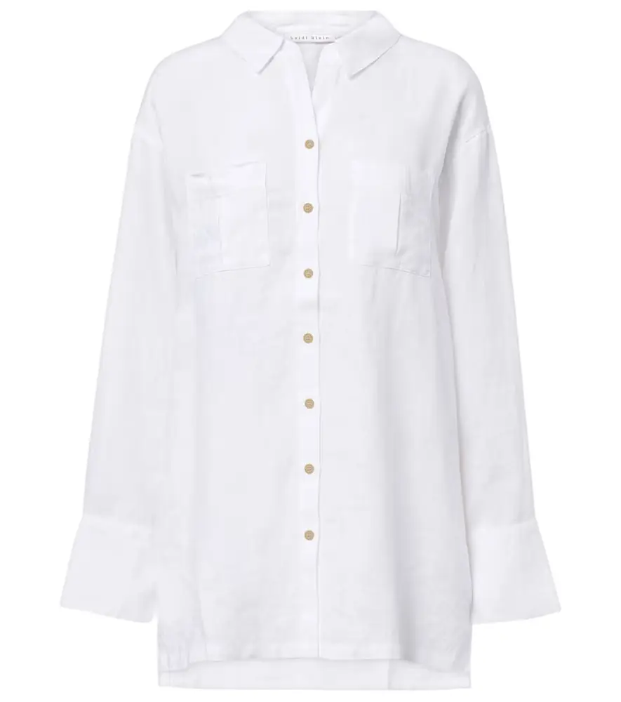 Heidi Klein White Bay linen shirt
