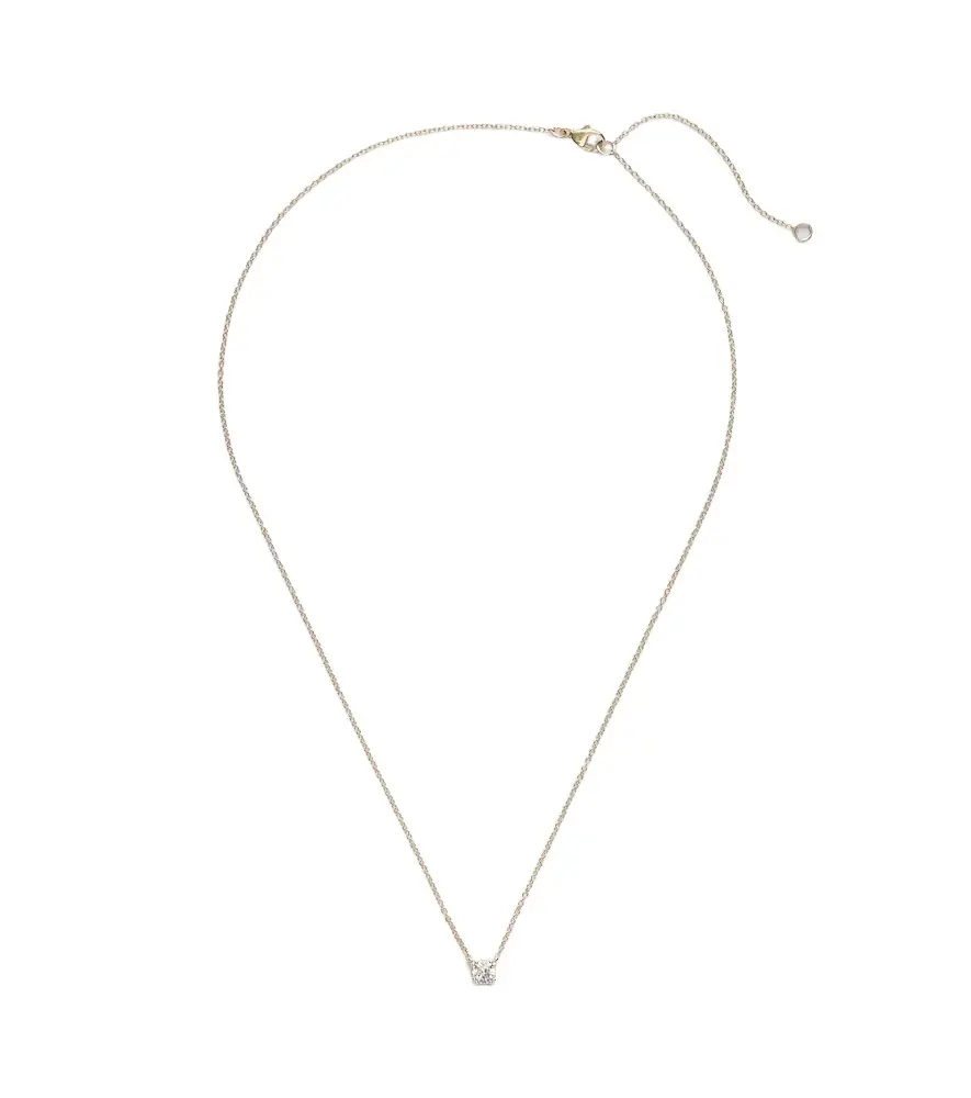 Stone and Strand Essential 14kt gold necklace with diamonds