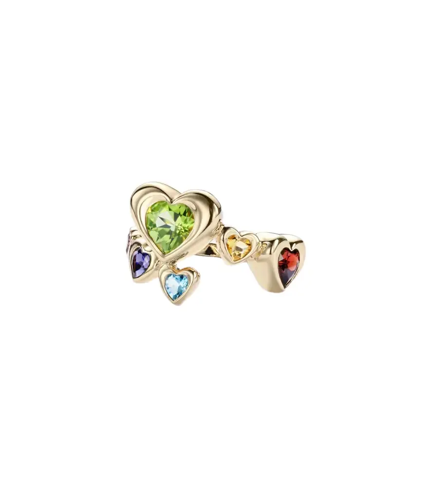Roxanne First 14kt gold ring with sapphires