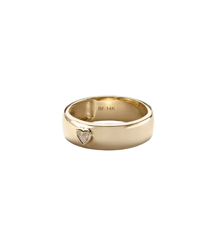Roxanne First 14kt gold ring with diamonds