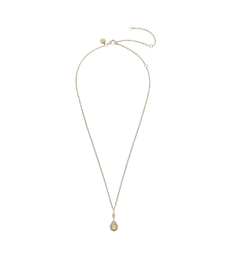 Shay Jewelry 18kt gold pendant necklace with diamonds