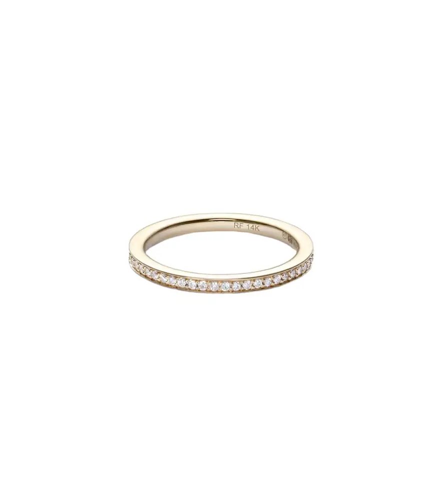 Roxanne First 14kt gold ring with diamonds