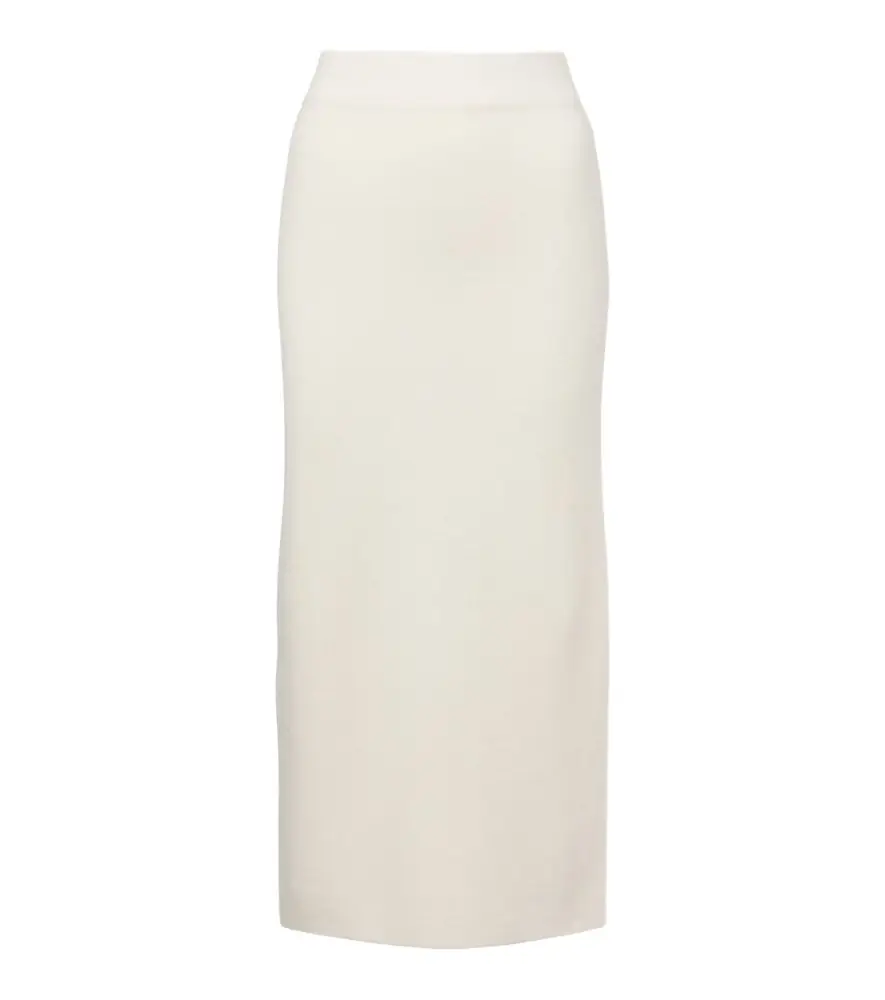 Jardin des Orangers Wool and cashmere midi skirt