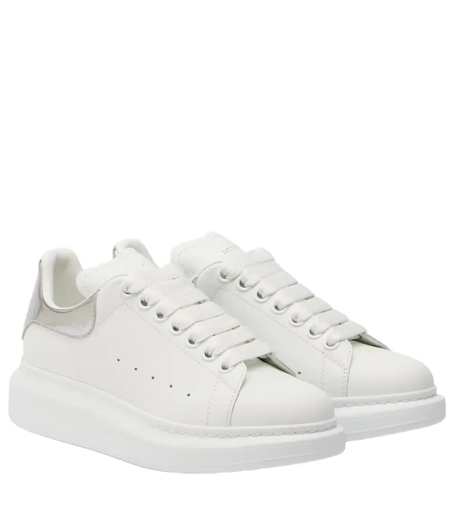 McQueen Oversized leather sneakers