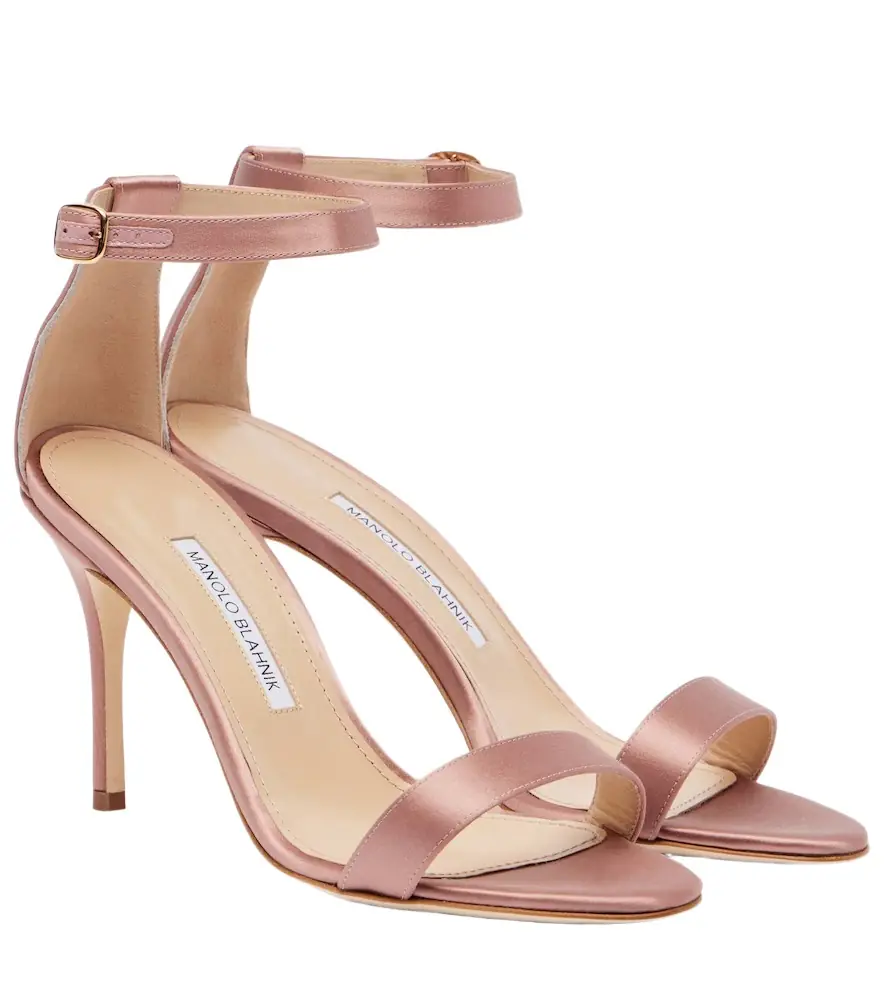 Manolo Blahnik Chaos satin sandals