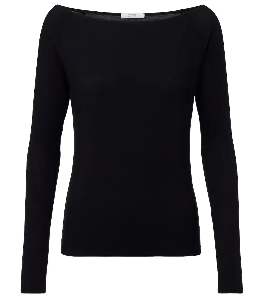 Dorothee Schumacher Chic Comfort off-shoulder top
