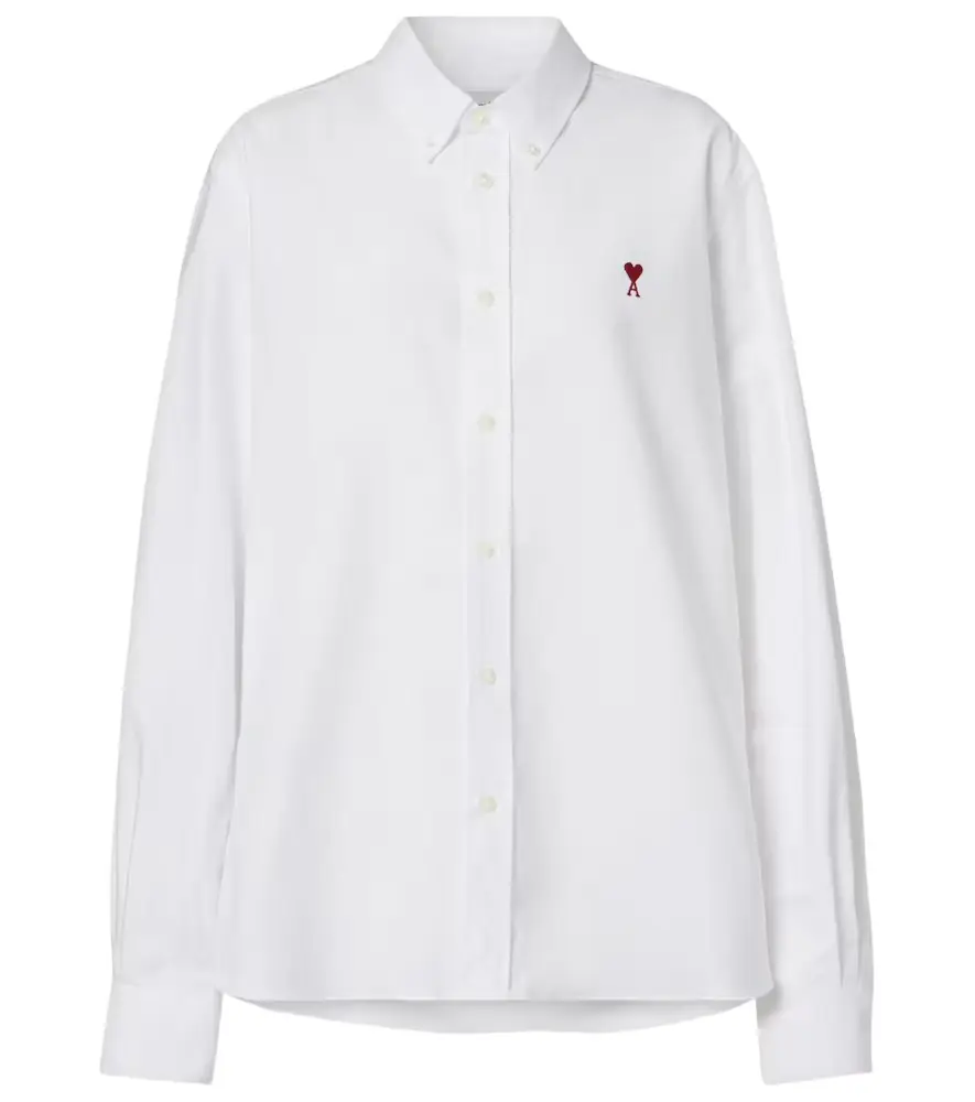 Ami Paris Ami De Caur cotton poplin shirt