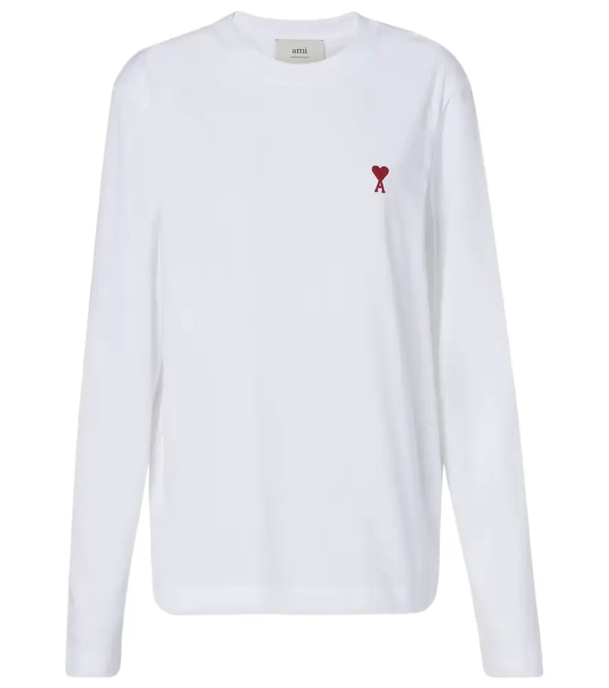 Ami Paris Ami De Caur cotton jersey T-shirt