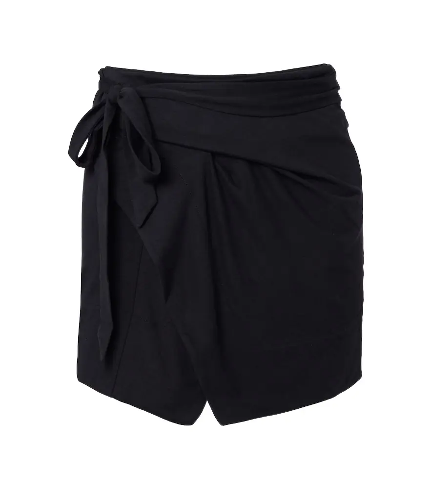 Isabel Marant Berenice cotton jersey wrap skirt
