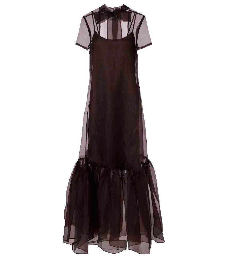 Staud Calluna organza maxi dress