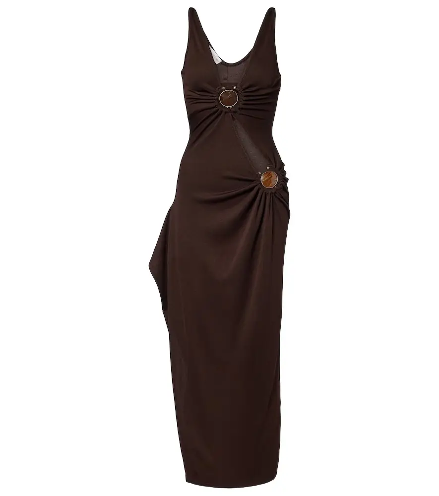 Christopher Esber Cascade embellished midi dress