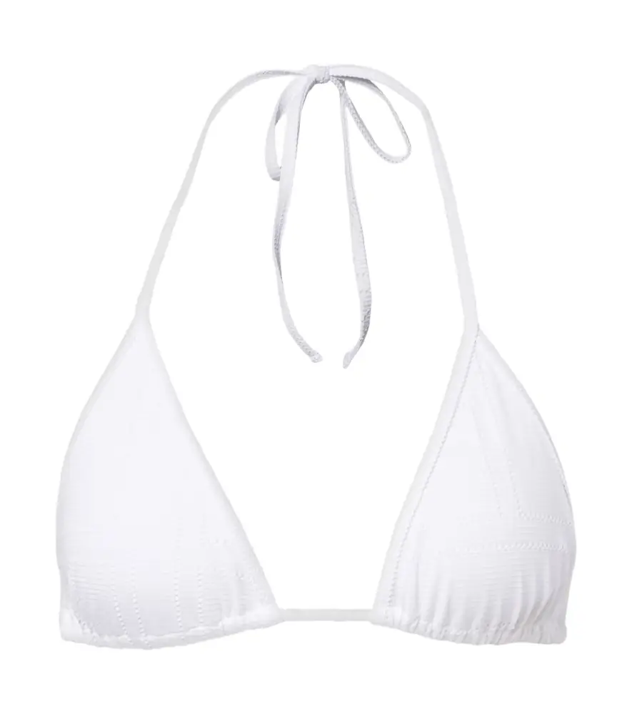 Toteme Monogram pointelle bikini top