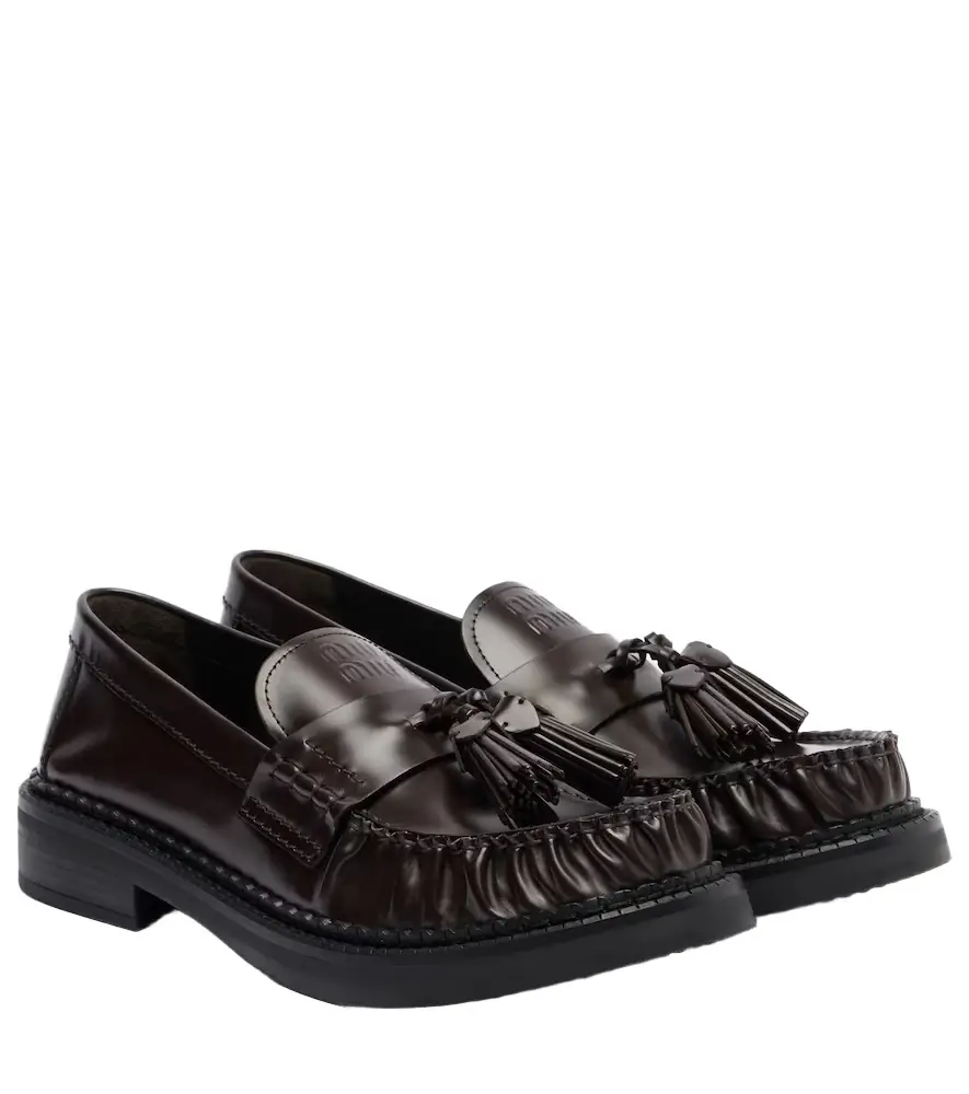 Miu Miu Leather loafers