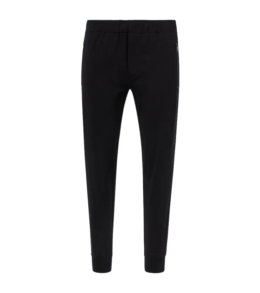 Prada Technical cotton-blend slim pants