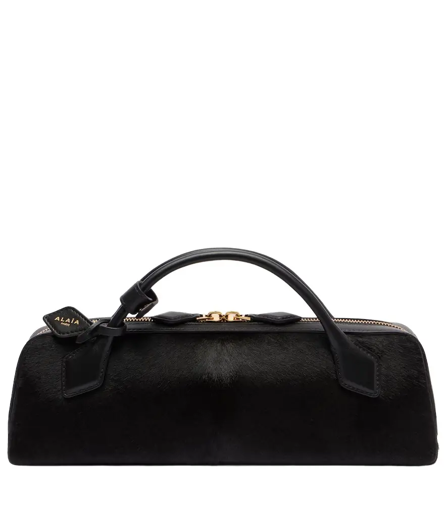 Alaia Alaïa Le Teckel Small calf hair clutch