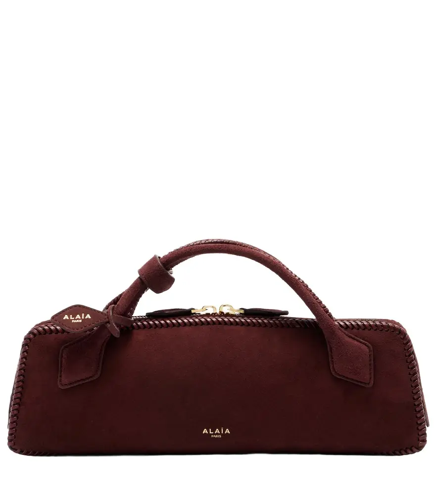 Alaia Alaïa Le Teckel Small suede clutch