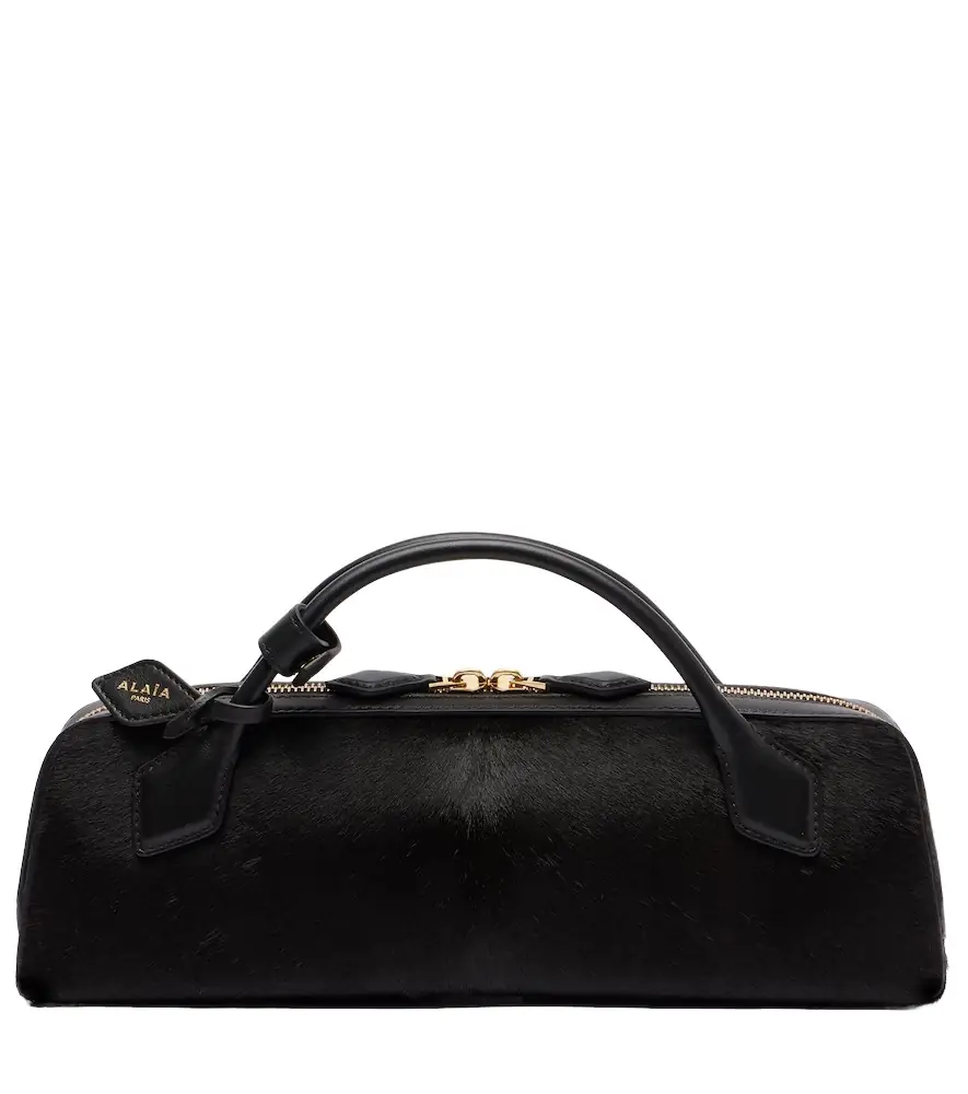 Alaia Alaïa Le Teckel Small suede clutch