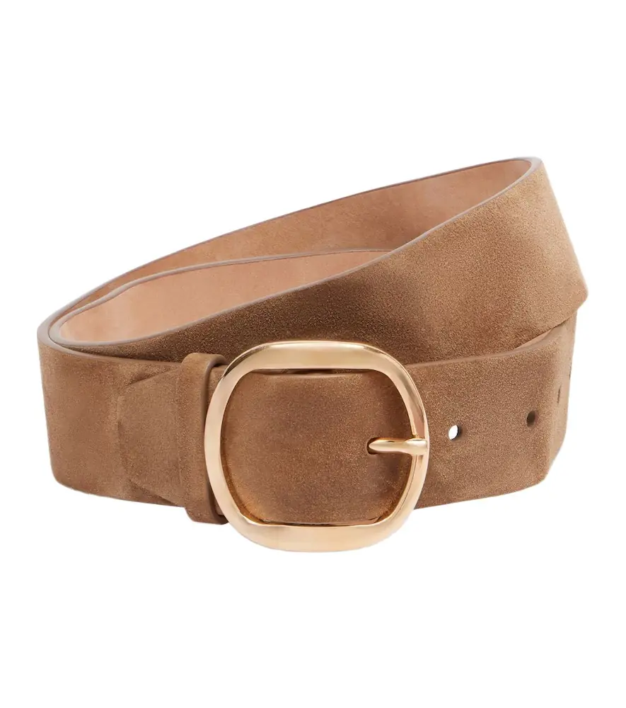 Gabriela Hearst Elster suede belt