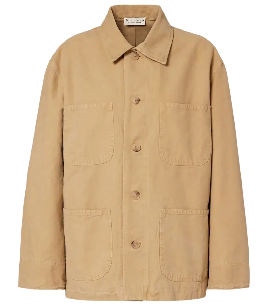 Nili Lotan Samy cotton overshirt
