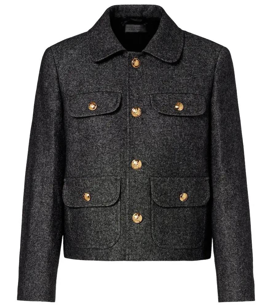 Nili Lotan Chamonix cotton and wool-blend jacket