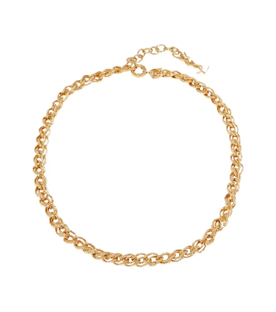 Saint Laurent Cassandre chain necklace