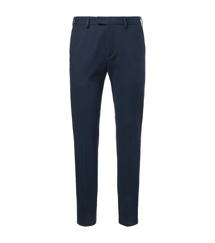 Thom Sweeney Cotton twill slim pants