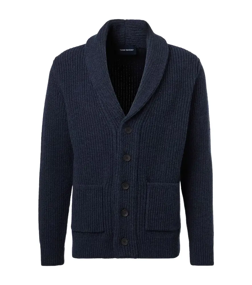 Thom Sweeney Wool and cashmere cardigan