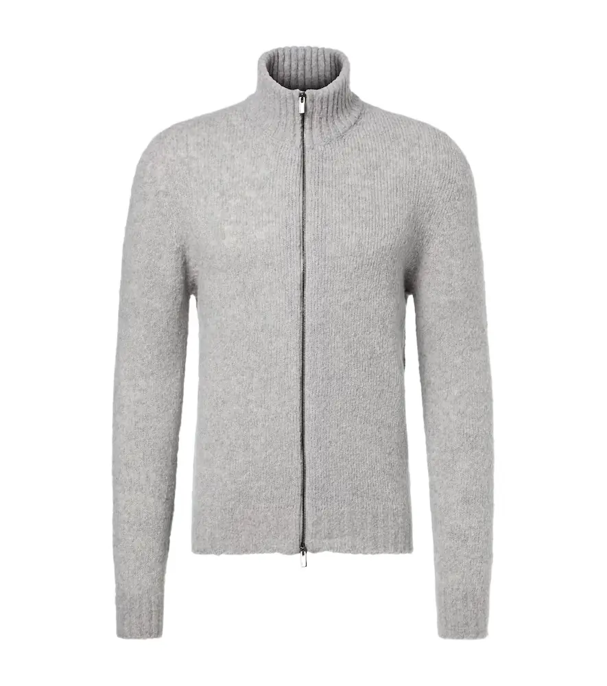 Thom Sweeney Wool and cashmere-blend cardigan