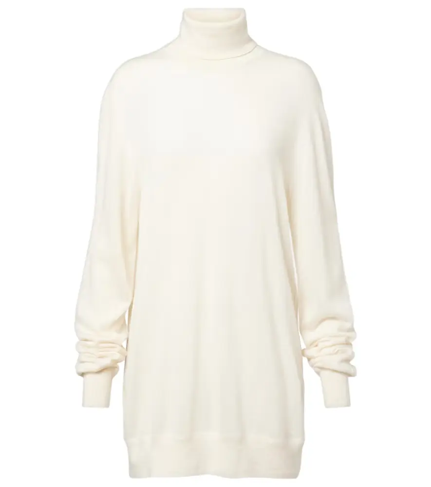 The Row Lizzy cashmere turtleneck sweater
