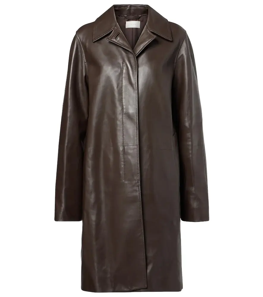 The Row Gracia leather jacket