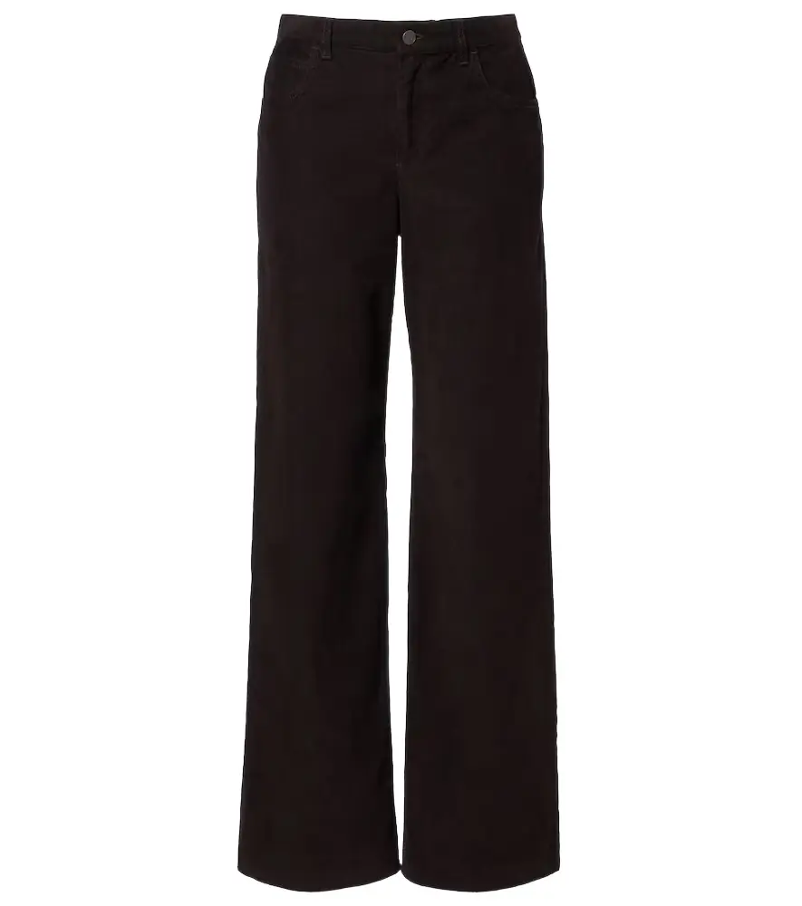 The Row Eglitta cotton corduroy straight pants