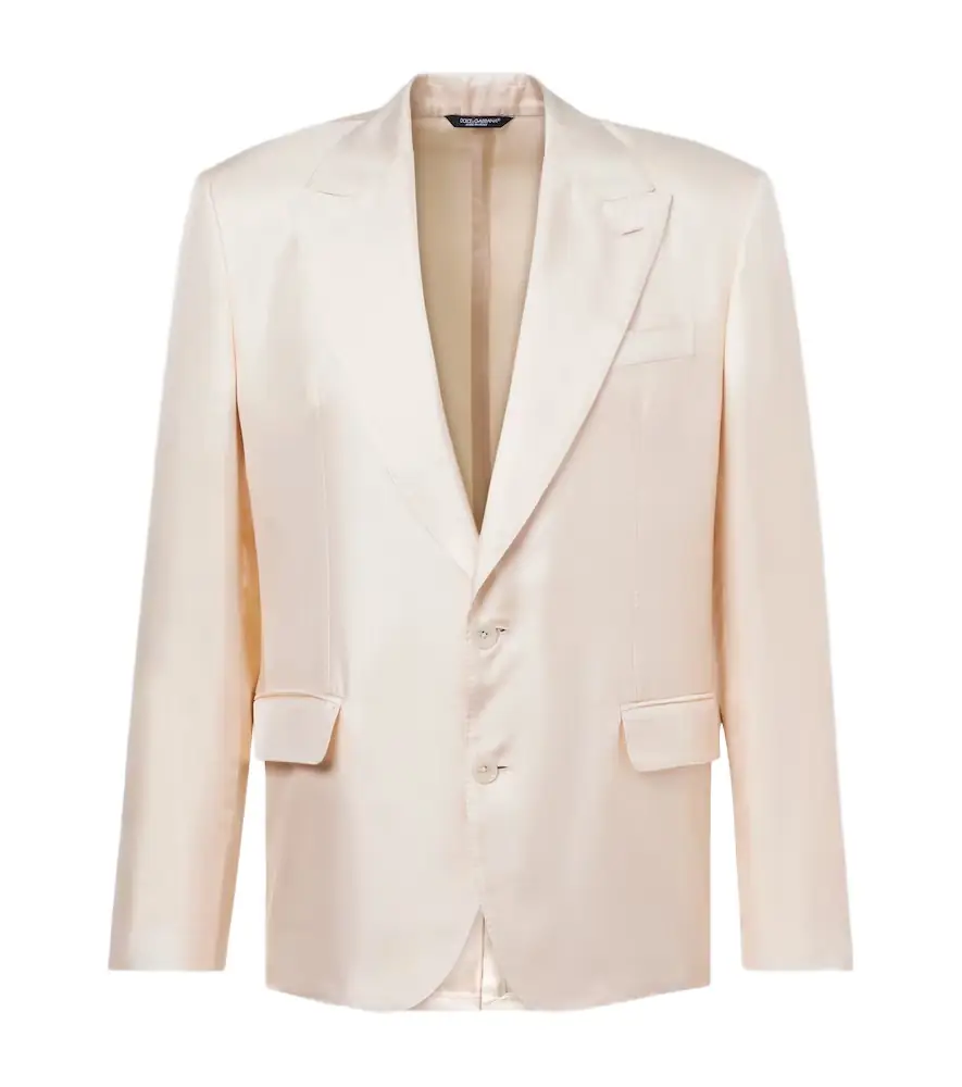 Dolce & Gabbana Sicilia Light silk twill blazer