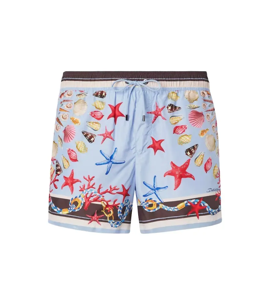 Dolce & Gabbana Printed swim trunks