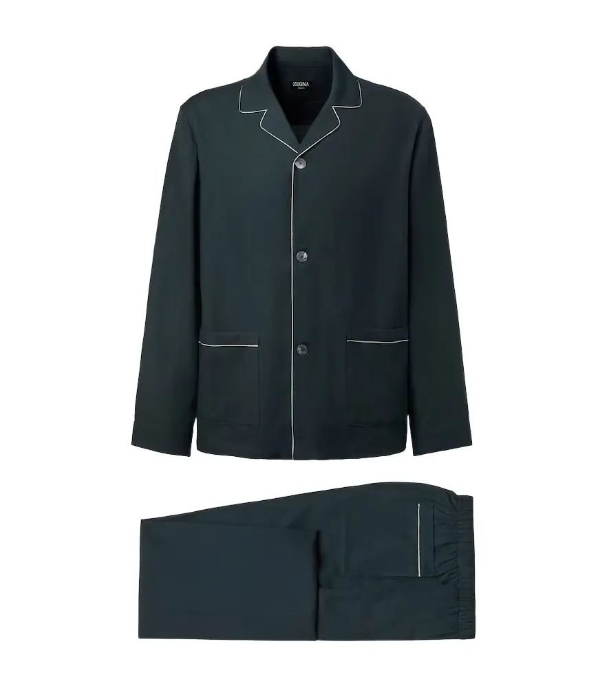Zegna Cotton and cashmere pajamas